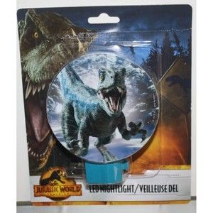 Jurassic World LED Nightlight Rotary Adjustable Shade On/Off Switch NIP